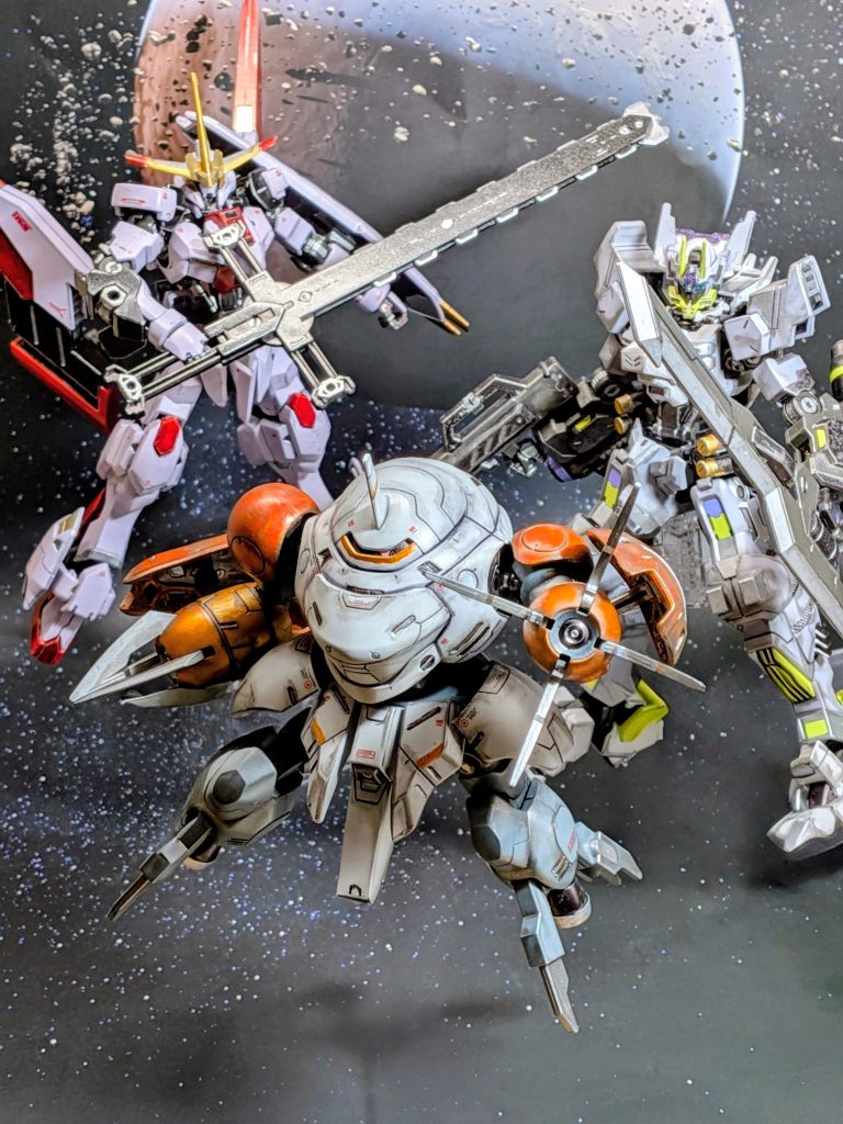 使ったキットHGモンキーロディ(598機)/モンキークラブロディHGガンダム端白星(第2形態)HGガンダムアスモデウス