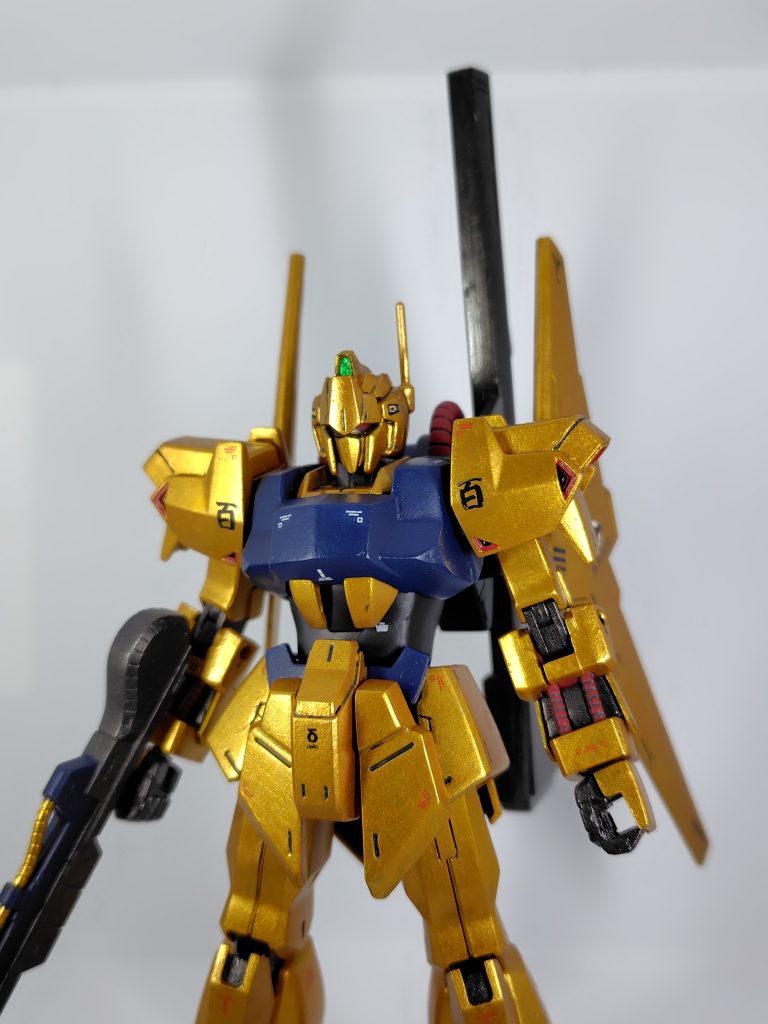 初めて全塗で金色塗装しました。地味に薄い部分もちらほらと残ってしまいました(^_^;)