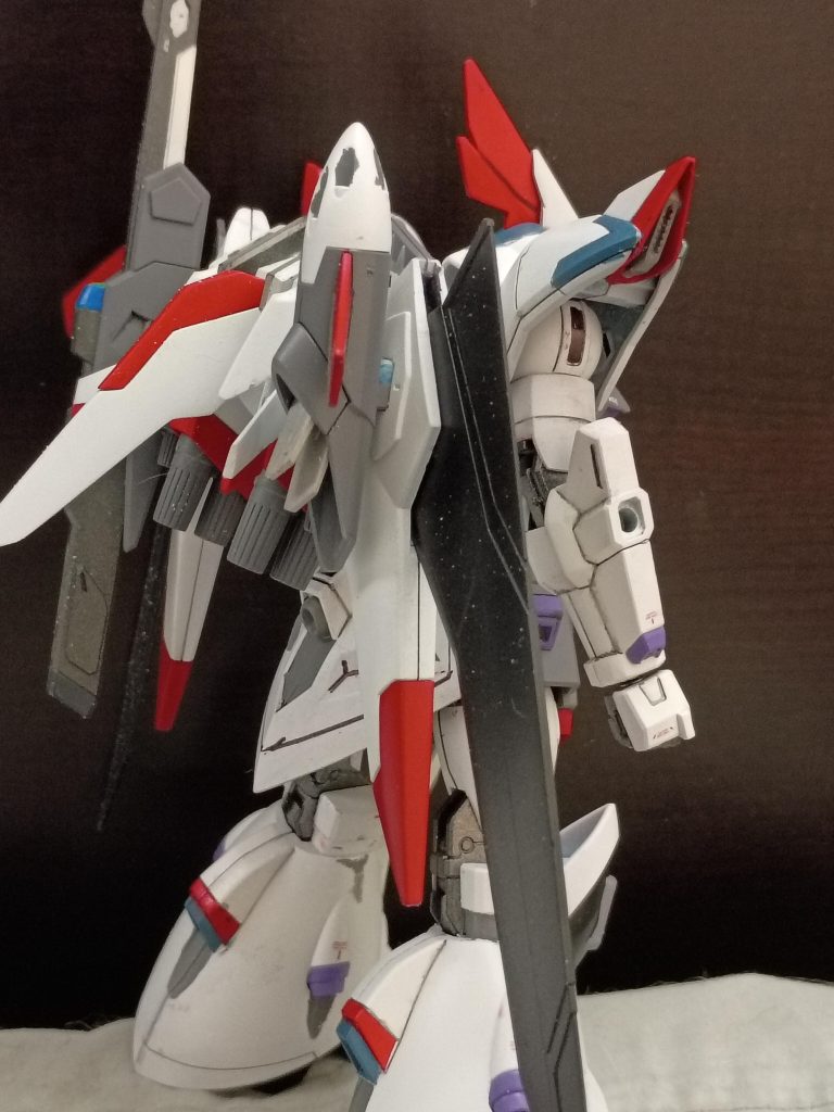 いくつか細かいミスを修正する必要がありますが、主にグレー部分のブラシペイントです。次は、このモデルとギャン・ストロム用の新しい高機動ウィザードパックの作成に取り組みます。