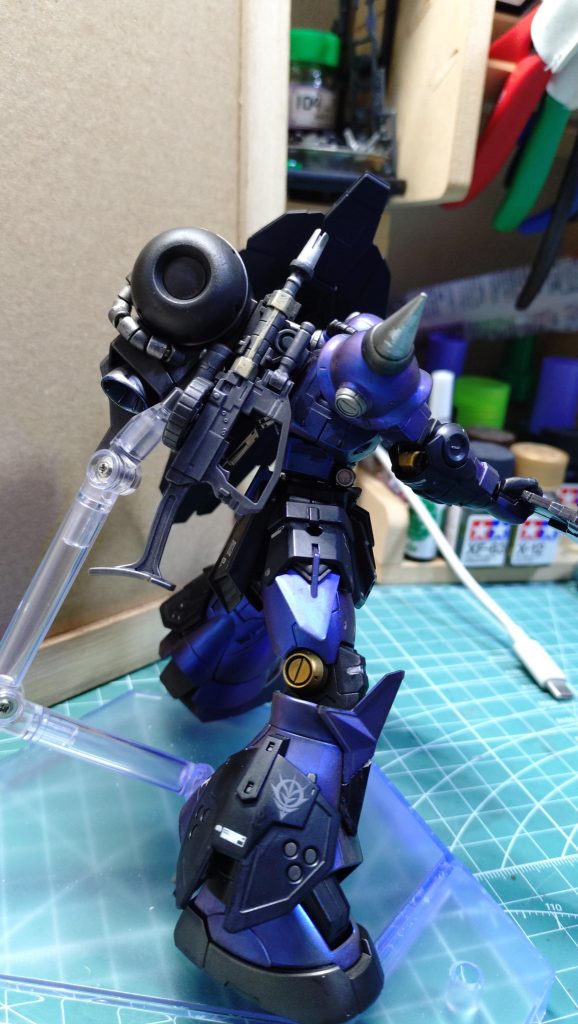 足は高機動ザクから拝借！バックパックはmgマラサイから拝借！