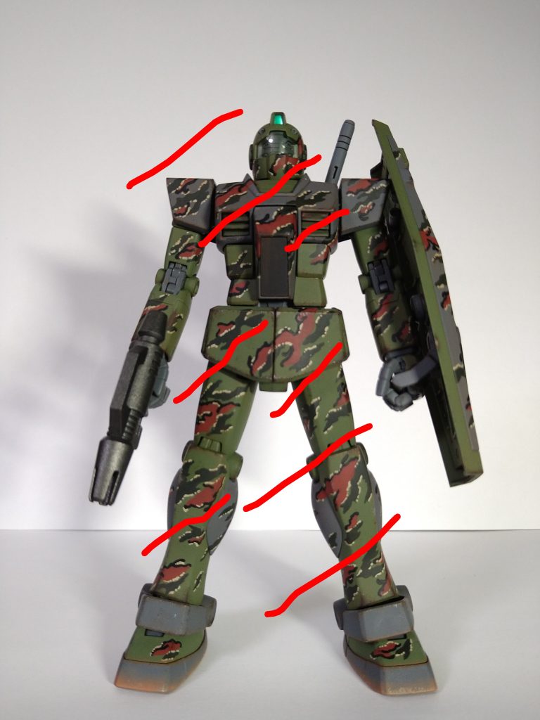 タイガーストライプっぽい模様は、流れる方向をそろえると、映える気がします😊