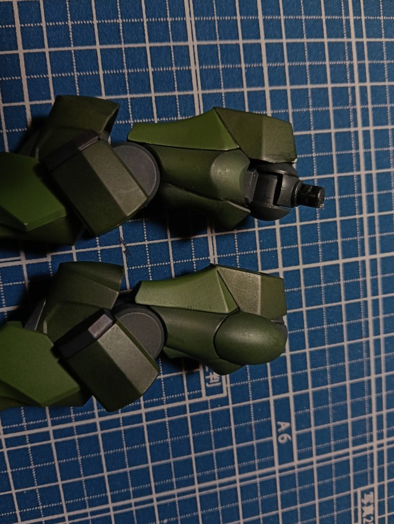 太ももで謎にグラデーションの練習をしてありますw