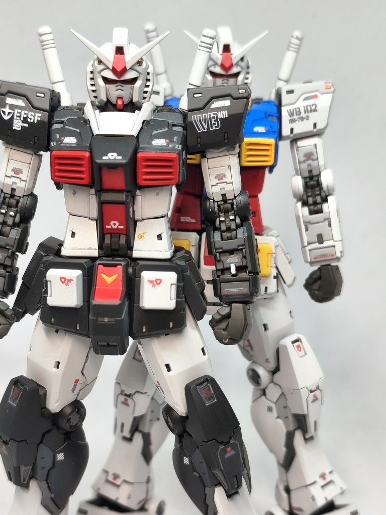 RX78-2とのツーショット