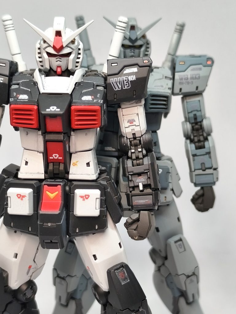 RX78-3とのツーショット