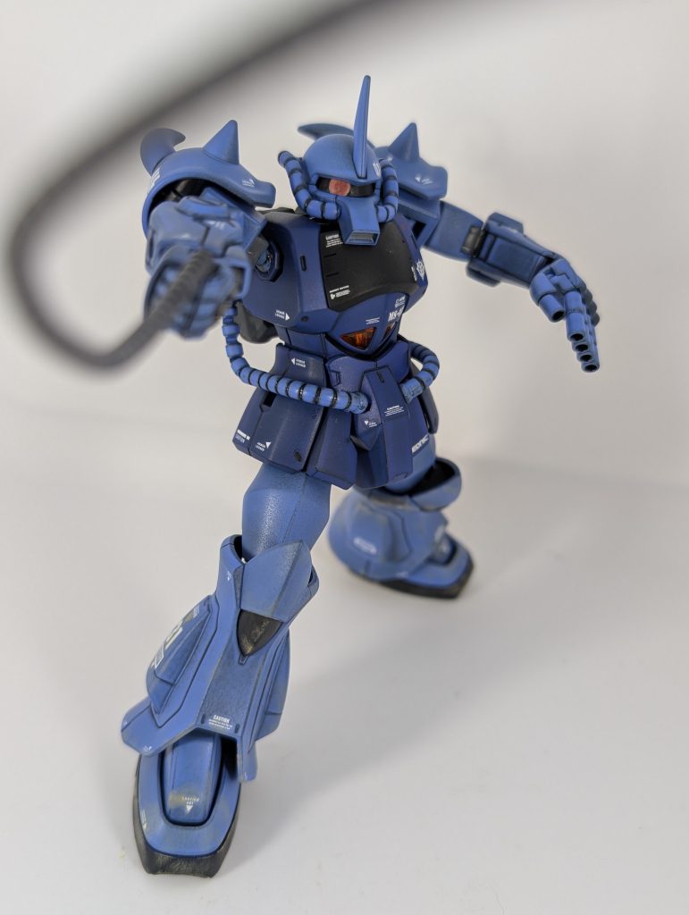 ヒートロッドに動きをつけるの難しいですね(zaku-kao4)