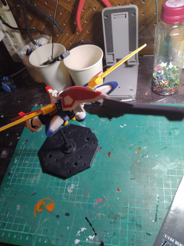 素組状態の変形ウィングガンダムは世代ではなくてもすごくカッコいい機体だったよ