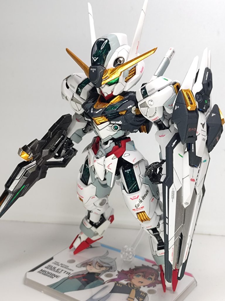 XVX-016ガンダムエアリアル（ホルダーカラー）–2枚目/制作者：@redcheek