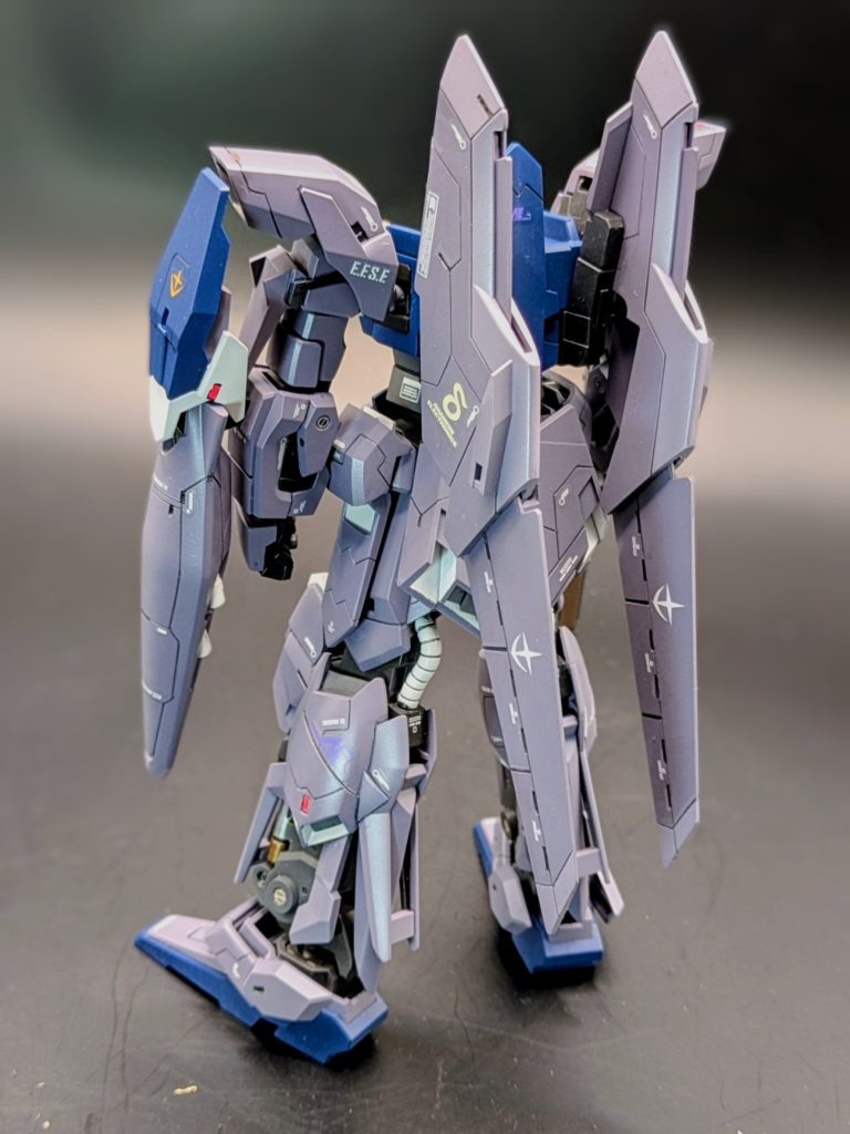 HGUCデルタプラス全塗装–3枚目/制作者：goroomaru