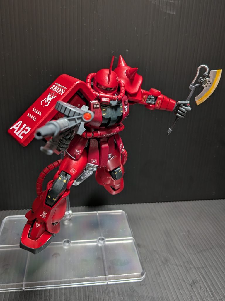 MG ZAKUⅡ シャア専用(オリジンぽく)–3枚目/制作者：MuMucafe