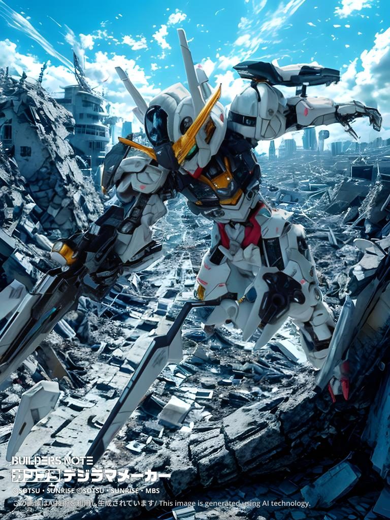 デジラマパッケージとデジラマ（ジェダーク戦）。塗装プランが決まらずしばらく放置されてたので素組写真はなしです。