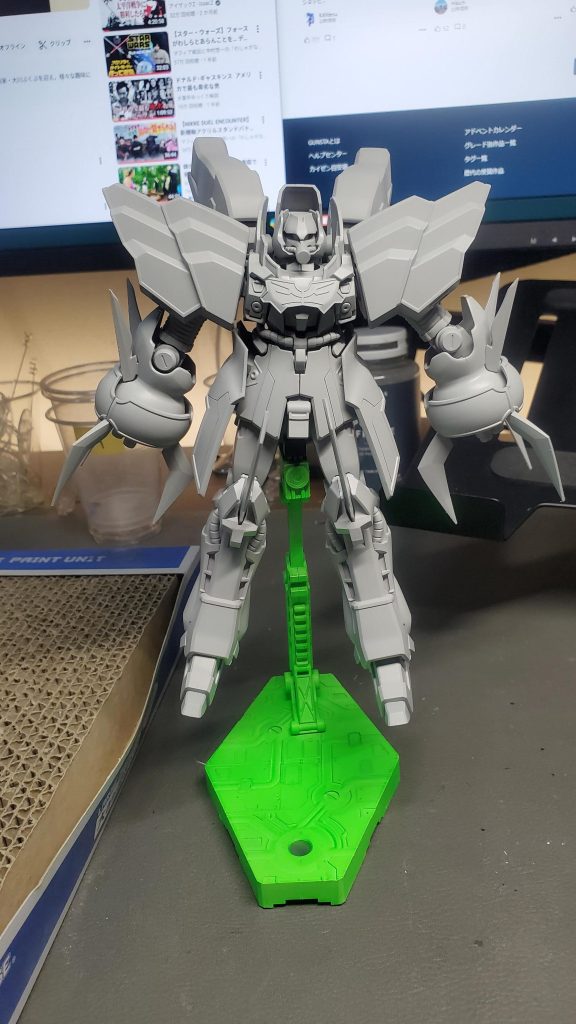 サフ吹いた状態。プロポーションいいですね。