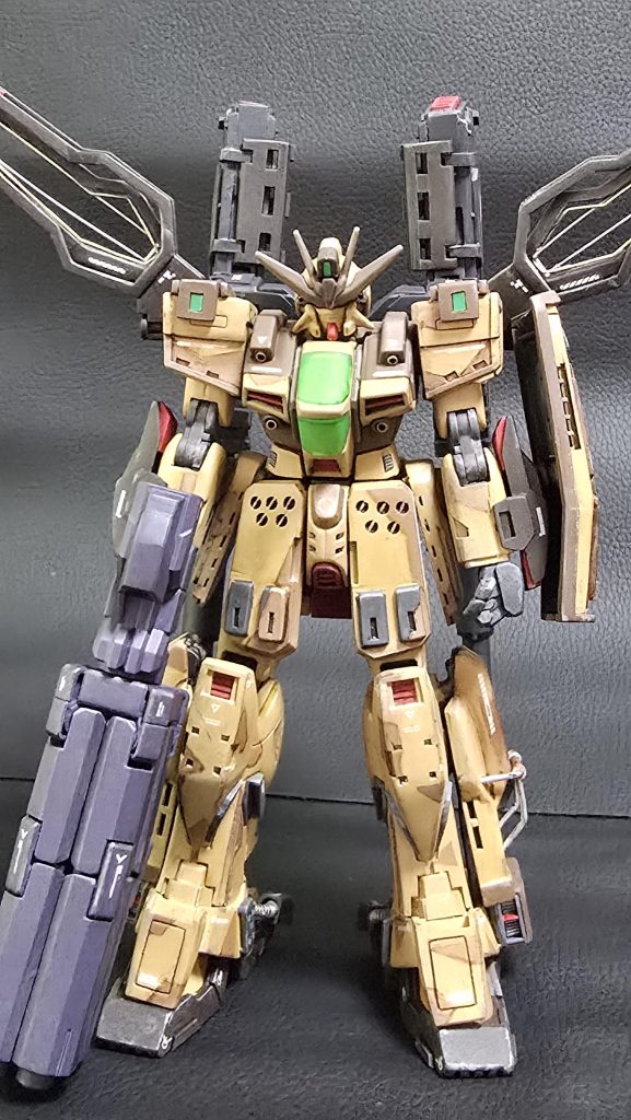 ガンダムDX[砂漠迷彩型]　–6枚目/制作者：パテの歌声