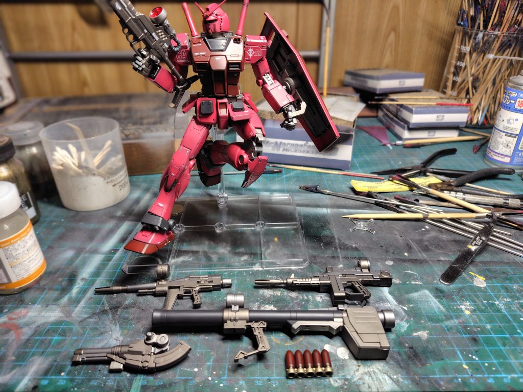 ビームライフルはゲルググから拝借