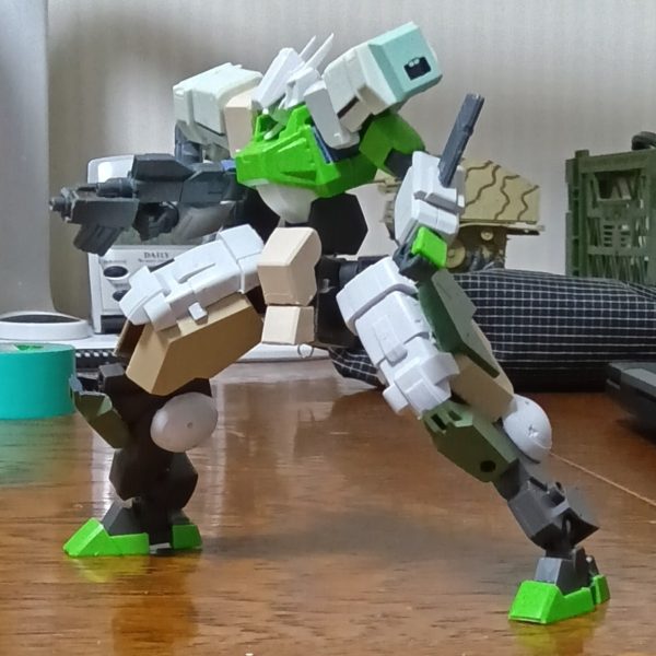 突撃砲っぽいの。ドッズガン改造。本体も少し手を加える。（3枚目）