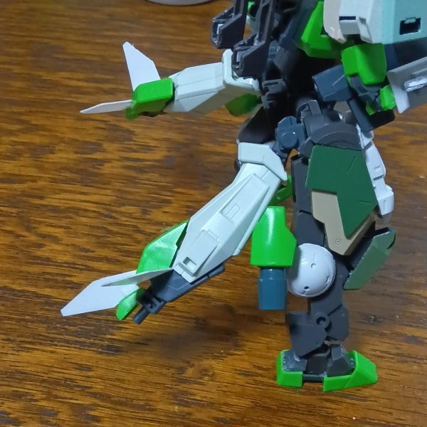 跳躍ユニット装着しました。割と戦術機っぽくなってきた。（3枚目）