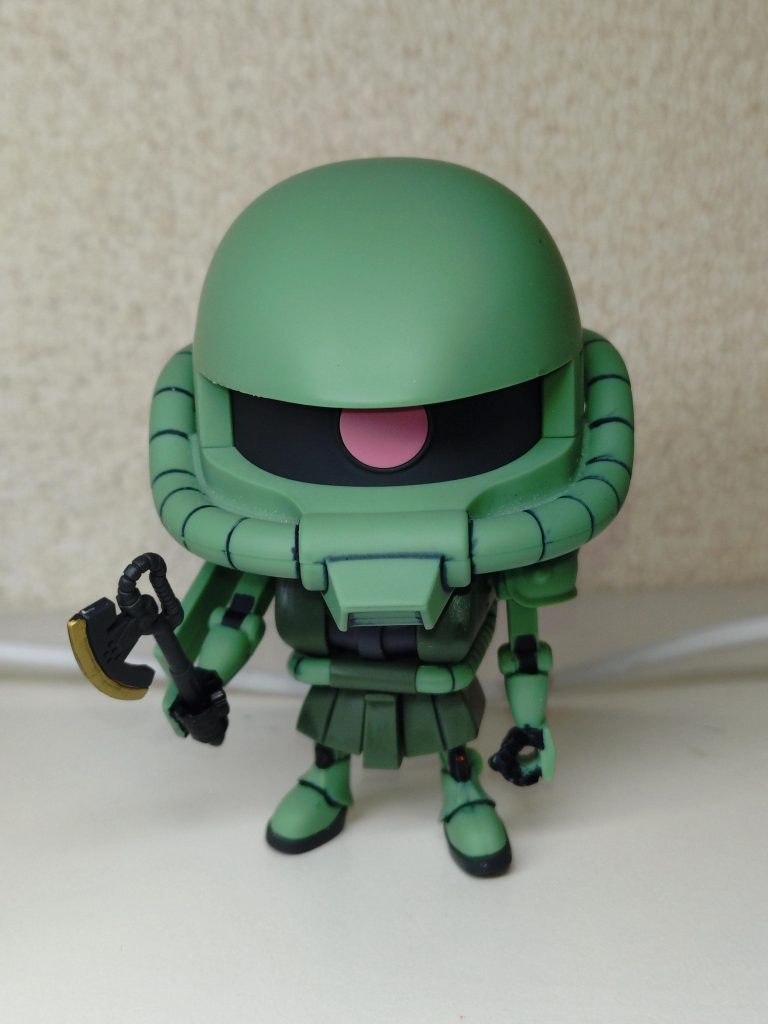 コミカルで、オモチャ感が溢れてたザクプラくんが、ちょっとだけリアルになりました。