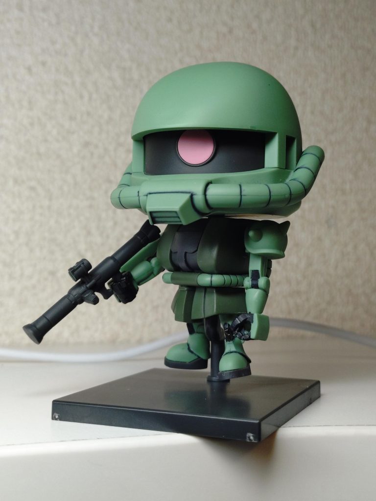 モノアイとか多少の可動はするので、意外と表情出せますね。