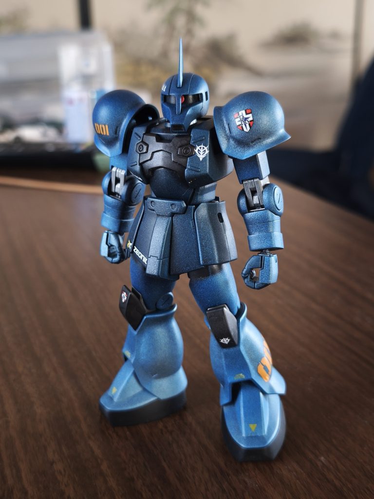 シルバーを吹いたら、陰影が分からなくなりました…でも一応、これにて完成！001なので、002、003へつづきます