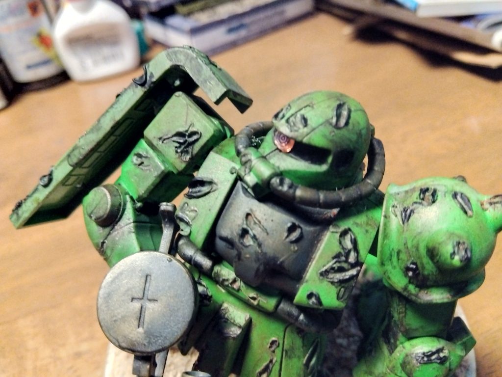 ザクⅡ戦場の世界（コースターの世界）–4枚目/制作者：スナフキン