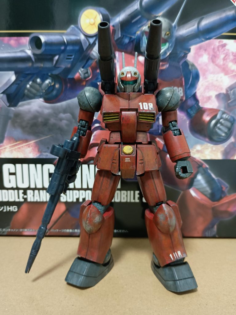 赤色の1色目に使用したジークアクスレッドがなかなか良い仕事してくれました。箱絵の色にドンピシャではまりました✨️✨️