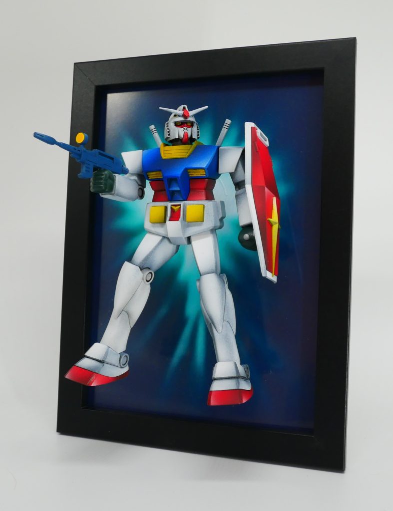 弄ったのは首、右肘、股関節の角度シールドグリップ位置を下に目をパッチリ