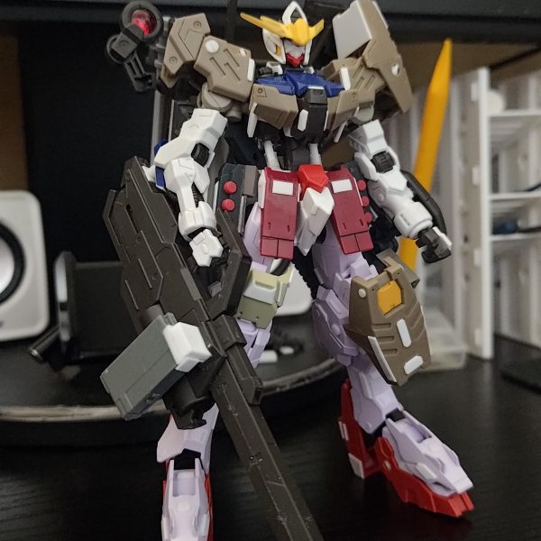 コンセプトは射撃寄りのバルバトスメインの画像は4月のものです11月になってようやく完成が見えて来ました（2枚目）