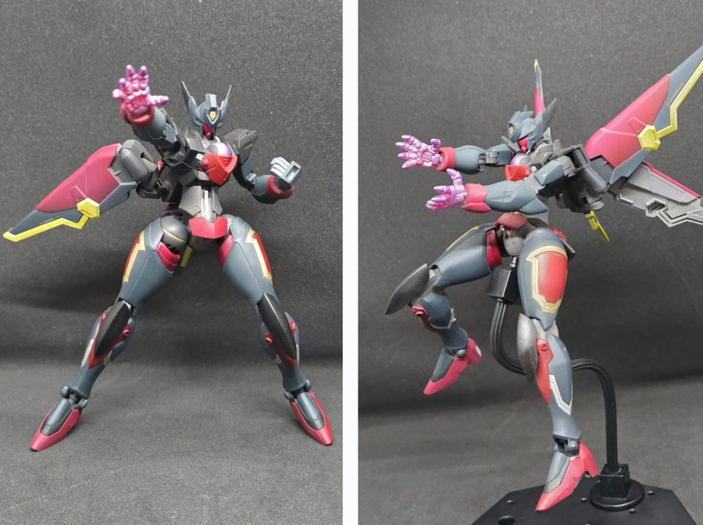 もちろんダークネスフィンガー！これだけマスターガンダムから拝借