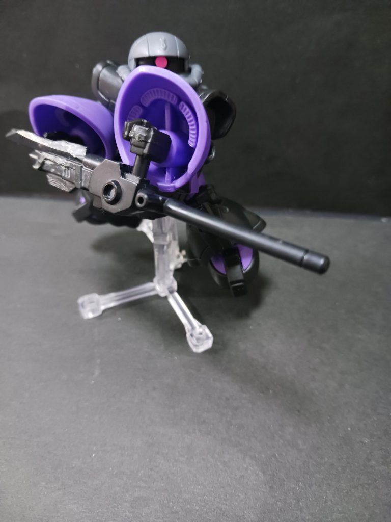 ナギナタ　レールガンモード持ち手を変えてレールガンモードへ変形した形態。貫通力が高く、威力が強い。