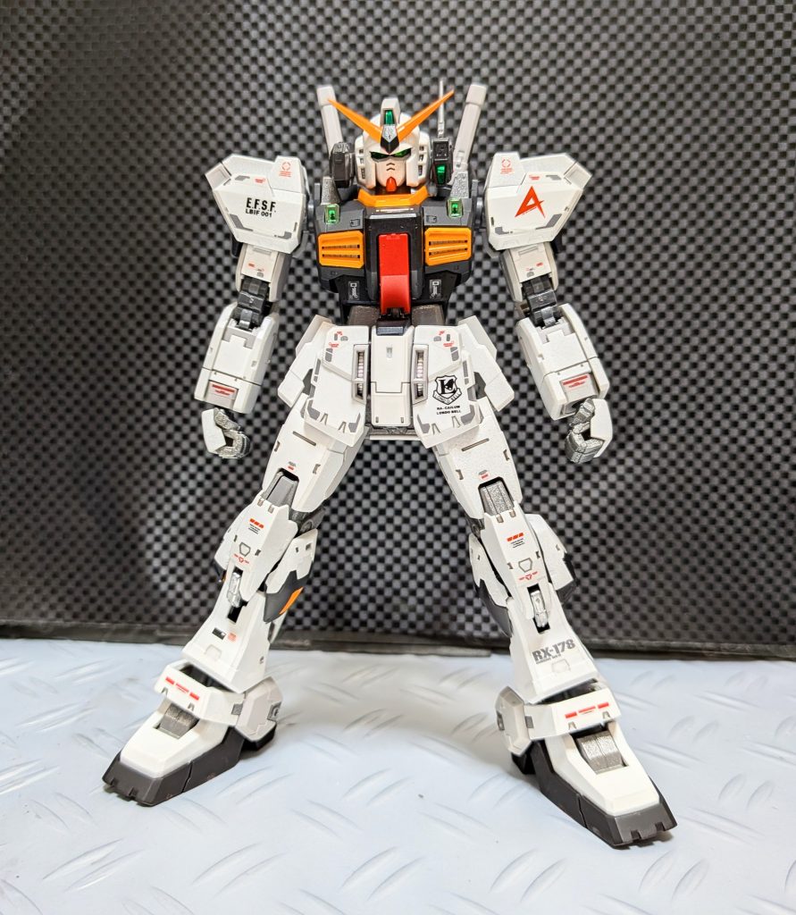 RX-178ガンダムマークII（アムロ専用カラー）–5枚目/制作者：@Ymarl1