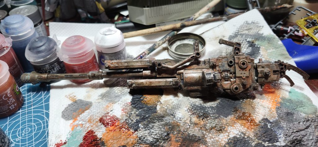 作品名：<p>ウェザリング用にシタデルカラーを購入したが 新しい汚しの幅が広がって良い シタデルカラーによる歴戦のMS制作講座を投稿しても良いくらいだ</p>
