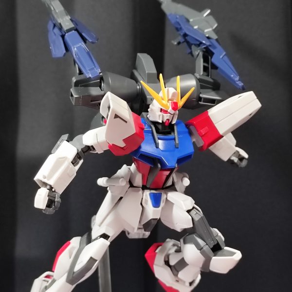 スタービルドに早速装着後はユニバースブースターと合体してモリモリに(๑•̀ㅂ•́)و✧ゆっくり塗っていきます(⁠ ⁠◜⁠‿⁠◝⁠ ⁠)⁠ビルドMK-Ⅱ再販してほしいなぁ（2枚目）