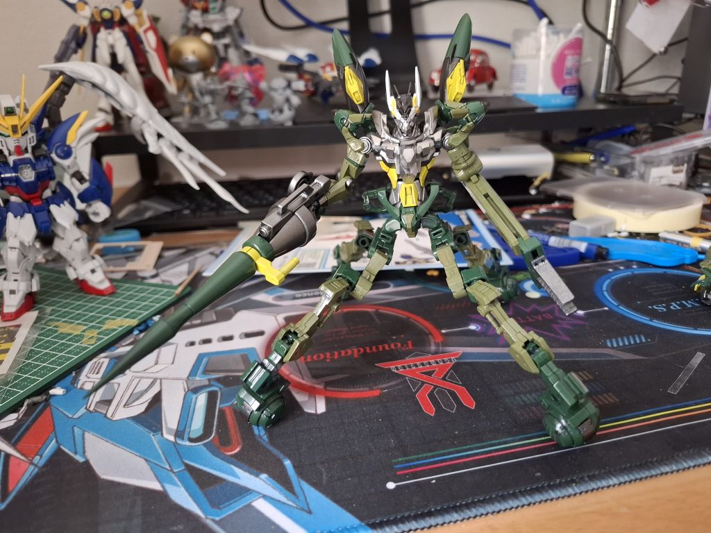 正面。違和感あんまりないですね。これでもかなりしっくり来る。