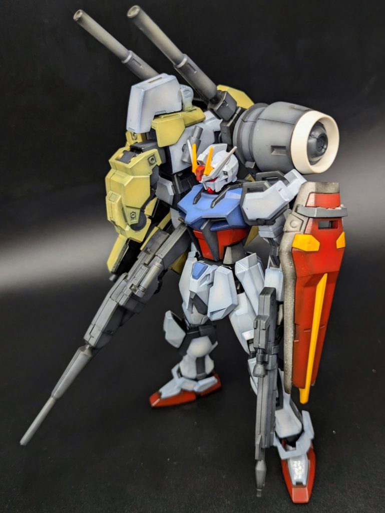 ギリギリまで色は悩みましたが、他の色だとどうしても他のストライカーパックのイメージが根付いちゃってるので黄色系をチョイス。