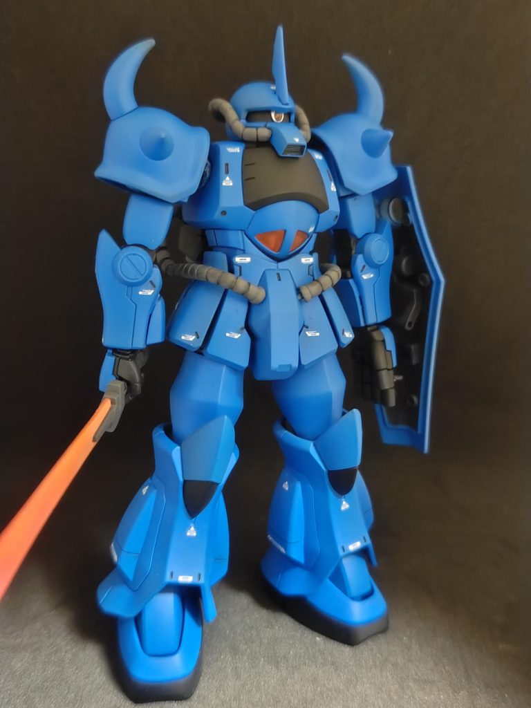 特に加工もしておりません。モノアイと腿の後ハメ加工ぐらいです。