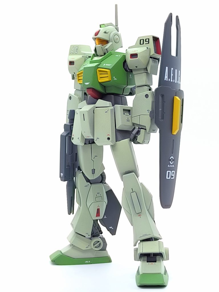 HGUCネモ(ジムⅡエゥーゴカラーVer)–2枚目/制作者：YAKISOBA