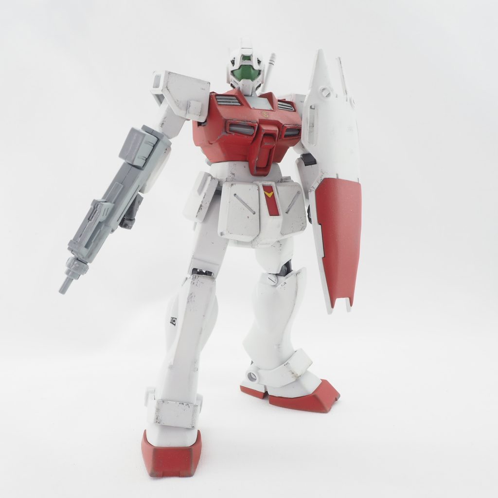 頭部、胸部インテーク類、バックパック、サイドアーマーがB-CLUBのガレージキットです。はじめてのガレキでしたが、古いわりに成形不良も少なく、洗浄→修正→塗装と手順の良い練習になりました☺️