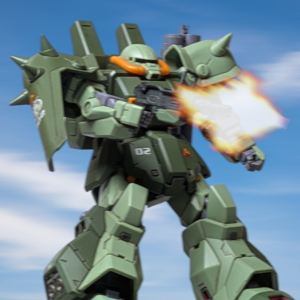 UC.0095.12月14日。南太平洋ラバウル基地訓練エリア。ハイザックカスタムのチャック・キース[マチュ君、ちゃんと操縦の仕方をお勉強してきたのか?]ホバートラックのコモリ[アマテ機両肩部に被弾]ホバートラックのドゥー[…ハイザックカスタムに苦戦しているようじゃマチュはまだまだ使いこなせてないね]コモリ[やっぱり経験差でしょうか?]ドゥー[キース中尉は