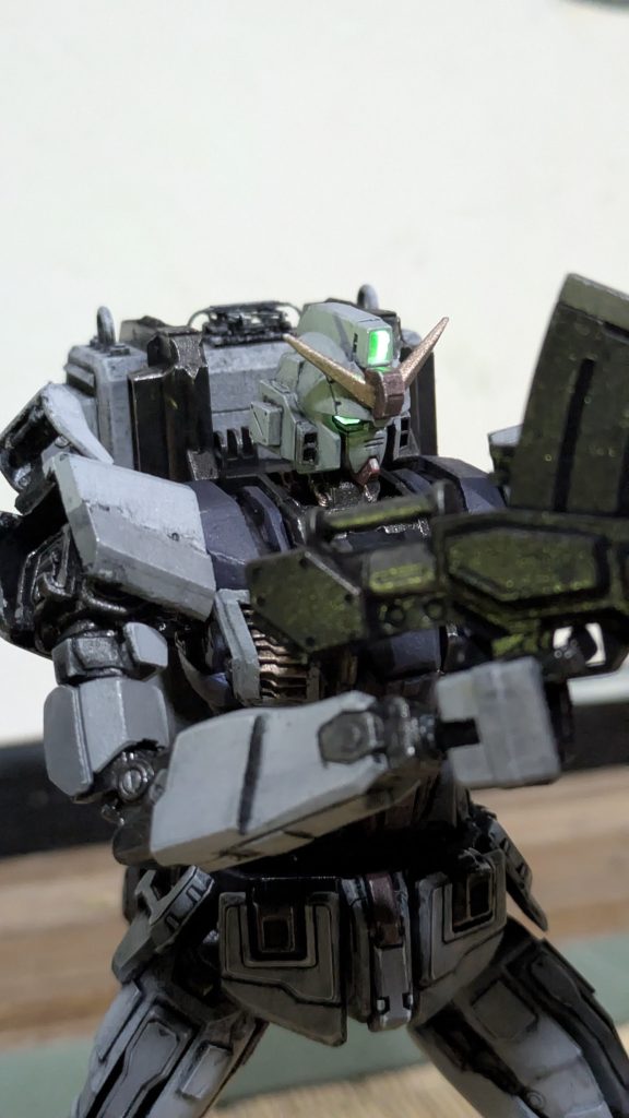 スミ入れ後の汚し前