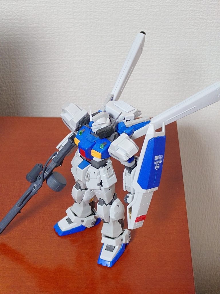 バックパックをガーベラテトラ改っぽく付けて見ました。ティターンズ3体目はこちら↓https://gumpla.jp/rg/2263322