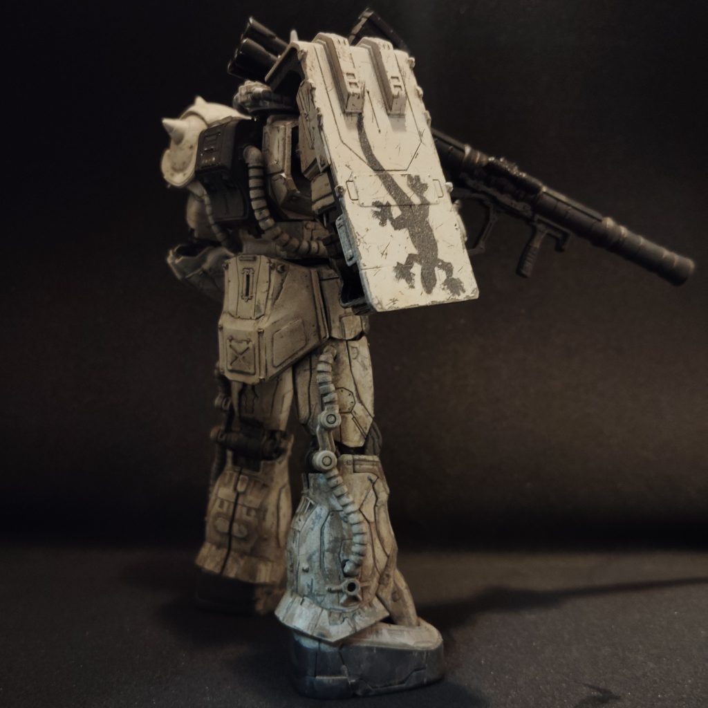 特徴的なヤモリのエンブレムも再現してみましたベースはルショーン機を使用しています　てかソラリ機店頭で見かけたことがありません笑 