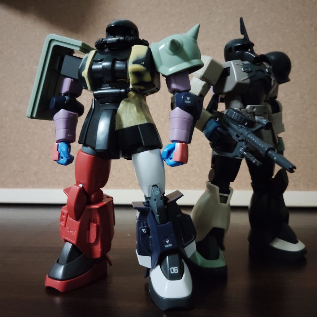 それと最近ザク作りたい熱が急激に高まっていて手持ちのジャンクから理想のザクをでっち上げてます笑多分次上げるガンプラもザクになりそうです笑最後までご覧いただきありがとうございました