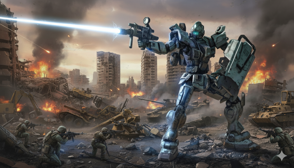 ビームの発射口がちょっと違う😅