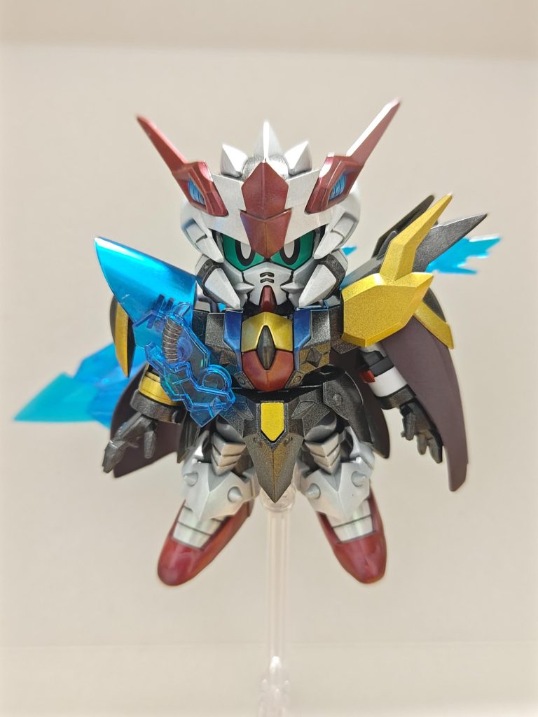 ver2です塗装は黒立ち上げ白→ホワイト＋少しグレー→ステラパールホワイト黒→赤鉄色金→スーパーファインゴールド赤→メタリックレッドステラパールホワイトは肉眼じゃないとパール感が分かりませんね