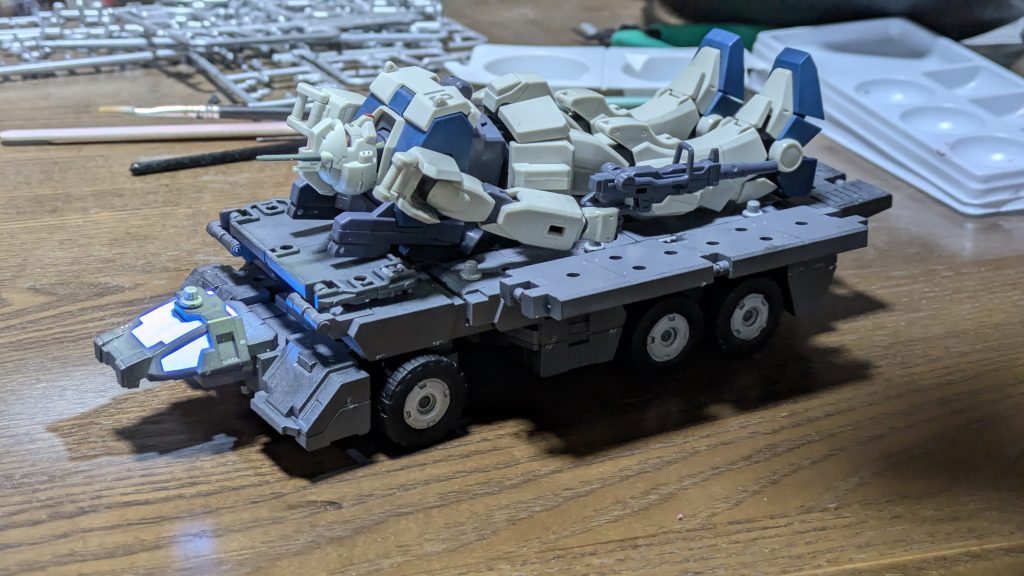 作品名：MS運搬車<p>運搬車作ったらちょっとテンション上がりました🤤</p>
