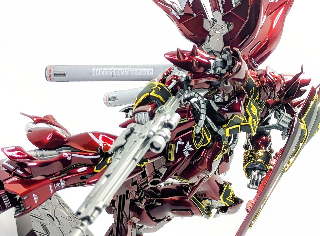 作品名：RGシナンジュ キャンディ塗装<p>完成したのでガンスタ更新しました よしなに。</p>
