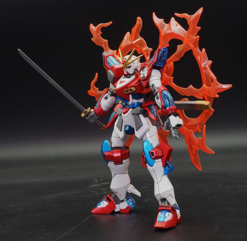 HGBF 1/144 カミキバーニングガンダム　全塗装–4枚目/制作者：あるむ