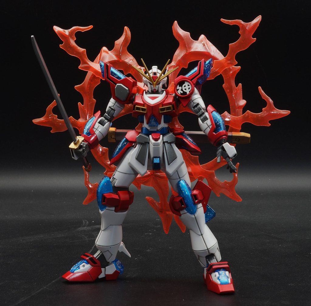 HGBF 1/144 カミキバーニングガンダム　全塗装–3枚目/制作者：あるむ