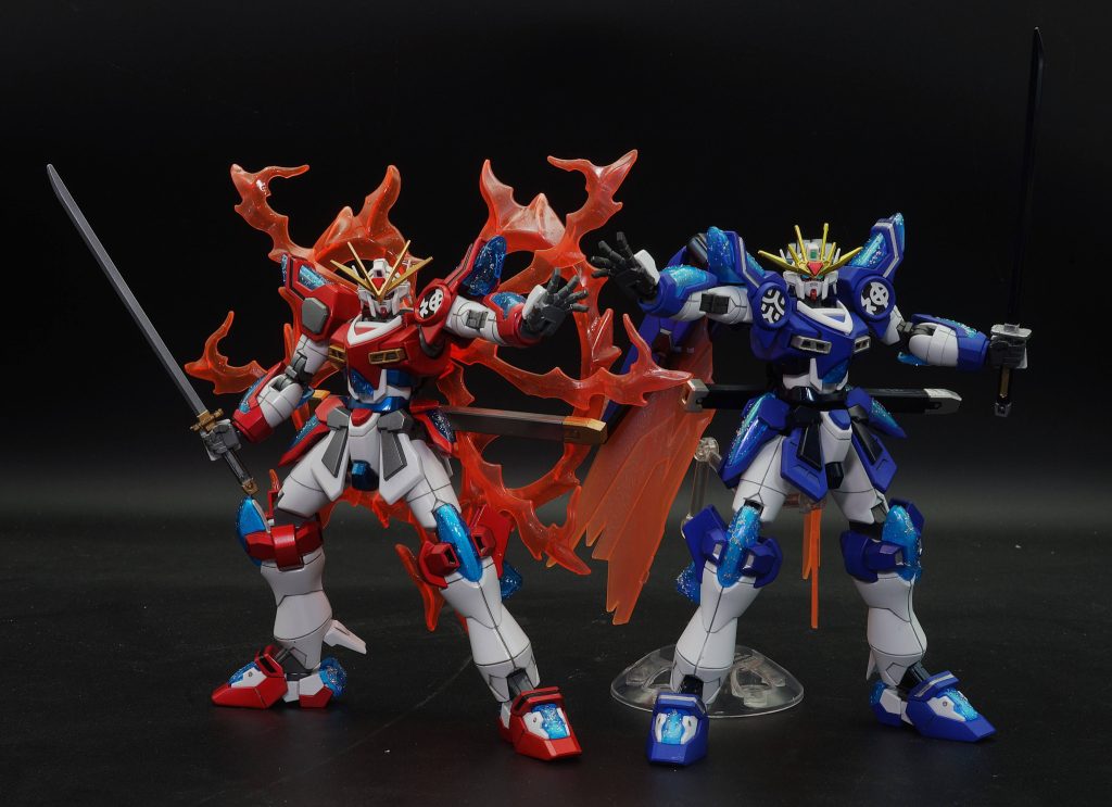 HG神バーニングガンダム全塗装–4枚目/制作者：あるむ