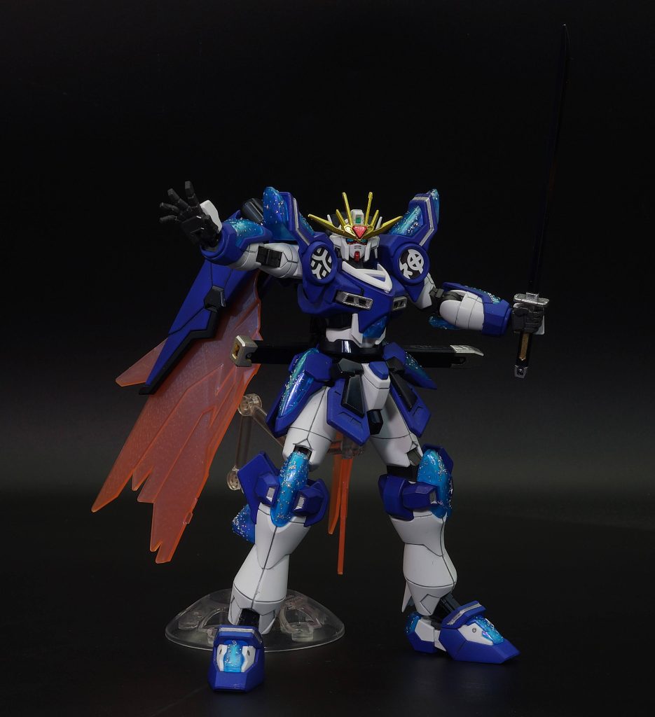 HG神バーニングガンダム全塗装–2枚目/制作者：あるむ