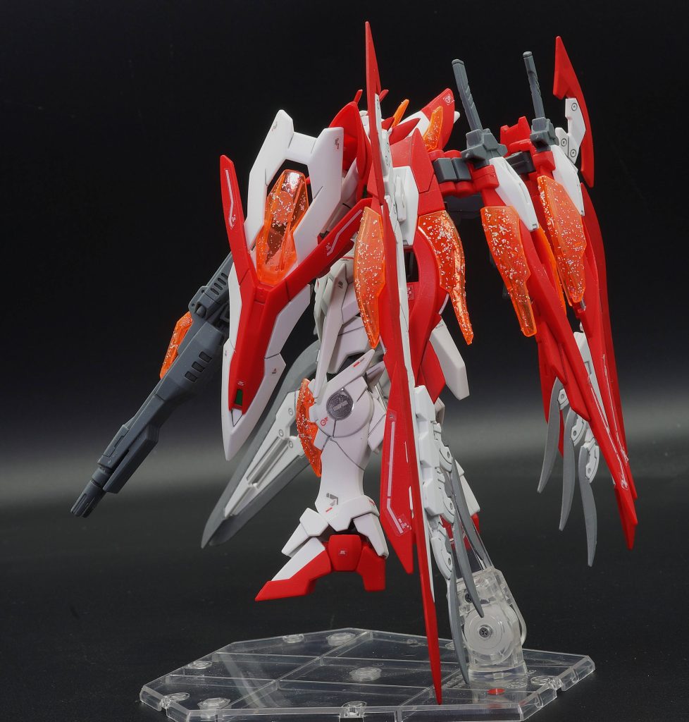 HGBF 1/144 ウイングガンダムゼロ炎（カスタムキット）部分塗装–4枚目/制作者：あるむ